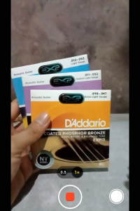 Senar Daddario Accoustic Coated Phospor Bronze EXP | AWET 3-4X LEBIH LAMA!