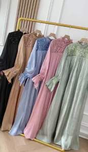 SHIERA DRESS KONDANGAN WANITA KEKINIAN BAHAN SHIMMER