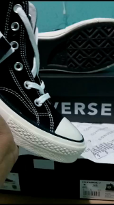 Convese 70s Premium 1:1 Sepatu Sneakers Pria Wanita Hitam Putih