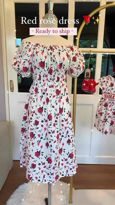 Ezra Dress in Rose (Ready XS) main image 0