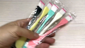 Kuas Spatula 2 in 1 Untuk Masker Wajah Facial Mud Mask Brush