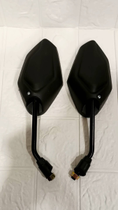 Spion jupiter standar gagang hitam spion jupiter full hitam kaca bening Universal