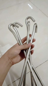 Móc quạt trần có đế Inox 304 - 40 cm Sáng bóng không han rỉ #vattuducduyen