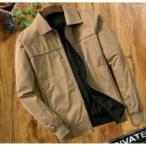 Jaket Pria Baru Jaket Pria Kerah Kanvas