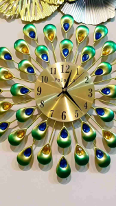 Jam Dinding Minimalis Polorio Type A82 - UK 45CM x 45CM - Bahan Metalglass