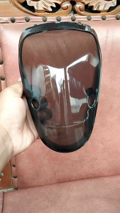 Promo Mica kaca lampu stop belakang Honda Scoopy karbu lama hitam smoke