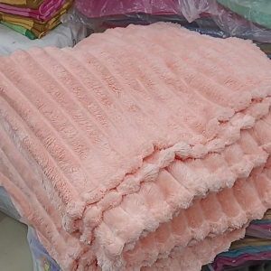 🔥STRIPE FLEECE BLANKET MAKAPAL KING SIZE200*230"CM QUEEN SIZE🔥
