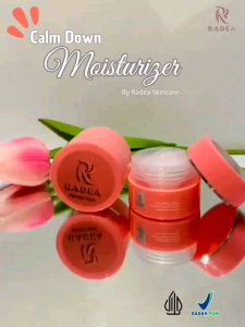 MOISTURIZER RADEA SKINCARE CALM DOWN MELEMBABKAN KULIT MENCERAHKAN MEREGENERASI KULIT