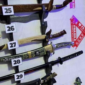 petok jati cacah tulang/daging bahan baja per asli tebal 5mm panjang 35cm lebar 5cm