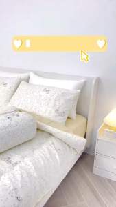 ชุดผ้าปูที่นอนครบเซ็ต แบรนด์ cherish หนานุ่มฟู เกรดพรีเมียม ขนาด 3.5/5/6ฟุต ผ้าปูความสูงถึง14 นิ้ว