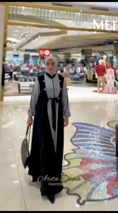 27gadih Gamis Motif Simpel Kekinian Terbaru Produk Terbaru Kekinian Branded Amore By Ruby Edisi Areta Dress