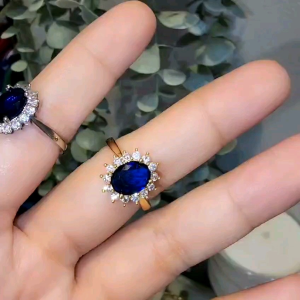 Deux - Cincin Premium Dyana Mata Biru