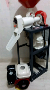 PRO-QUIP QCM-500 Mesin Giling Padi Mesin Penepung +Mesin Honda