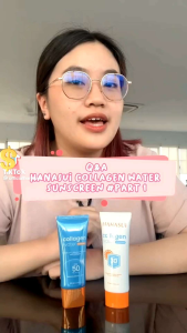 HANASUI Collagen Water Sunscreen SPF 50 PA++ 30 ML | Hanasui Sunscreen SPF 30 PA++ Tabir Surya BPOM