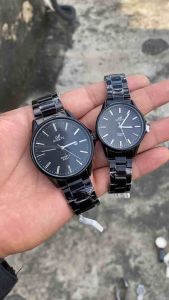 MIRETE ORIGINAL Jam Tangan Pria Analog Tanggal Aktif Tipe 8597 Rantai Stainless Water Resistant Free Box Realpict By Dumai.Store