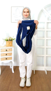 HansBaby Gendongan Bayi Depan M-Shape Instan Wrap 3 in 1 Premium | Army | Gendongan Bayi Newborn