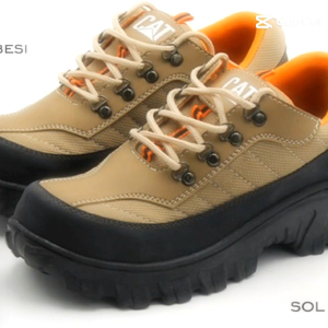 SEPATU BOOT SAFETY UJUNG BESI CAT GASIO C4T3RP11L4R SEPATU KERJA PROYEK OUTDOOR HIKING ADVENTURE