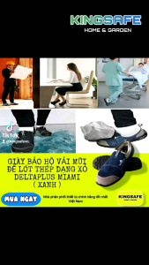 Giày bảo hộ DẠNG XỎ DELTAPLUS MIAMIchất liệu vảinhẹ và thoánglinh hoạt và thời trang[CHÍNH HÃNG DELTAPLUS](1 ĐÔI)