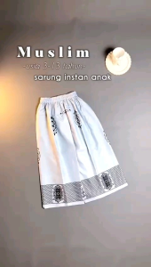 Paket Bundling 3 PCS Sarung Anak Instan Halus Umur 1 - 10 Tahun Sarung Santri