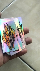 STIKER MINIATUR SOUNDSYSTEM HOLOGRAM | STIKER ANTI AIR | STIKER 1 LEMBAR