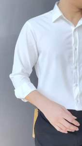 เสื้อเชิ้ตคอปก ผ้าไหมอิตาลีอย่างดี สีพื้นใส่ง่ายใส่สบายได้ทุกลุค ใส่ได้ทั้งหญิงและชาย