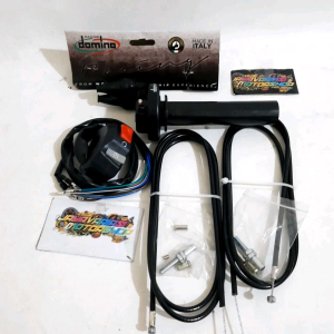 Gas Spontan Domino 2 Kabel Aktif Gas Spontan Crf 150 KLX Plus Saklar On Off Starter KTC