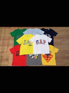 Áo thun bé trai be gái tay ngắn G size nhí 12M- 5T(10-24kg)Vnxk (tn)