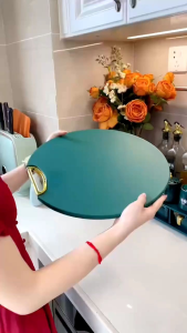 Talenan Bulat Anti Jamur dan Anti Slip Tebal / Talenan Multifungsi