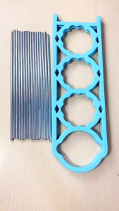 CH282 RAK SEPATU STAINLESS WARNA 4 SUSUN