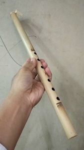 Suling bambu - seruling - suling Sunda - suling dangdut - suling Krisna - suling 40 cm - mainan tiup - kerajinan Jogja