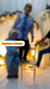 Kebaya Couple Batik Lamaran Modern Baby Blue