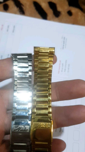 dây đồng hồ MIDO đúc đầu khuyết 8mm. bản đầu 24mm. phụ kiện cho đồng hồ nam