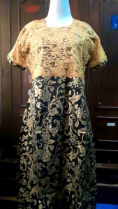 COUPLE DRESS RNB DAN BROKAT PRADA BAKUNG GOLD