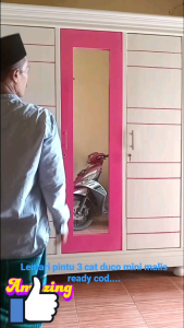 lemari pintu 3 mini malis