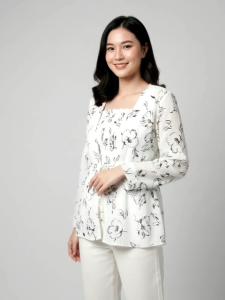 BLOUSE RAYON SET DALAMAN KEMBEN TALI