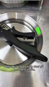 Kẹp đồ nóng đa năng đen / Gắp nóng tô chén