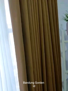 Gorden blackout husus 9 gelembung 18 lobang smokring tinggi 250 cm 270 cm