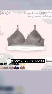 Bra BH Sorex Hak 3 17239 / BH Busa Jumbo Sorex / BH Busa Polos / BH Busa Tanpa Kawat