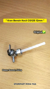 CUCK ASSY FUEL / KRAN BENSIN SMALL HOLE CG125 (65B) UNTUK MOTOR RODA TIGA VIAR