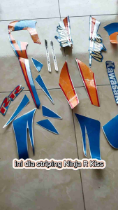 Striping / Stiker Body Ninja R Kiss 2004 / 2005 / 2006 Tahan pernis & Clear
