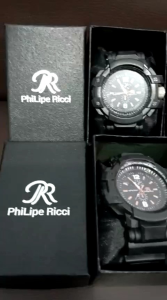 jam tangan keren gratis box baterai cadangan aman terkena percikan air