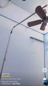 Trọn bộ Khung Treo Quạt Màn Thông Minh- Hàng Cao Cấp Inox tiến đạt