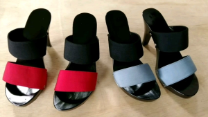 Kelom Geulis Heels 9cm Tali Ban Dua