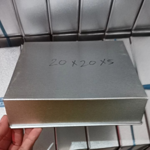 Loyang Kotak Segi Empat Ukuran 20x20 cm Cetakan Kue Bolu Bahan Galvanis
