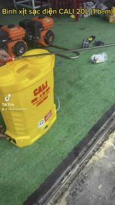 Bình phun thuốc sạc điện Cali 20L (1 bơm2bơm)