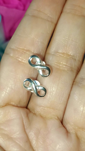 Stud 8 genuine silver (Stu326)earrings