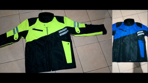 Rey19 Jaket Motor Pria Touring Komunitas Bahan Taslan