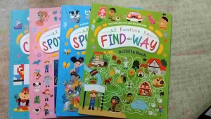 Fun Learning Activity Book (Age 3-6) Pre-school Activity Book / Workbook Pre writing book Early Learning Educational toys