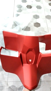 Leksil cover inner kantong bagian atas Vario 160 new 2022 2025 merah doff