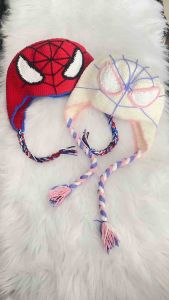 Mũ len spiderman dành cho trai và gái( người lớn và trẻ em) từ 5tuổi trở lên(18x25cm)